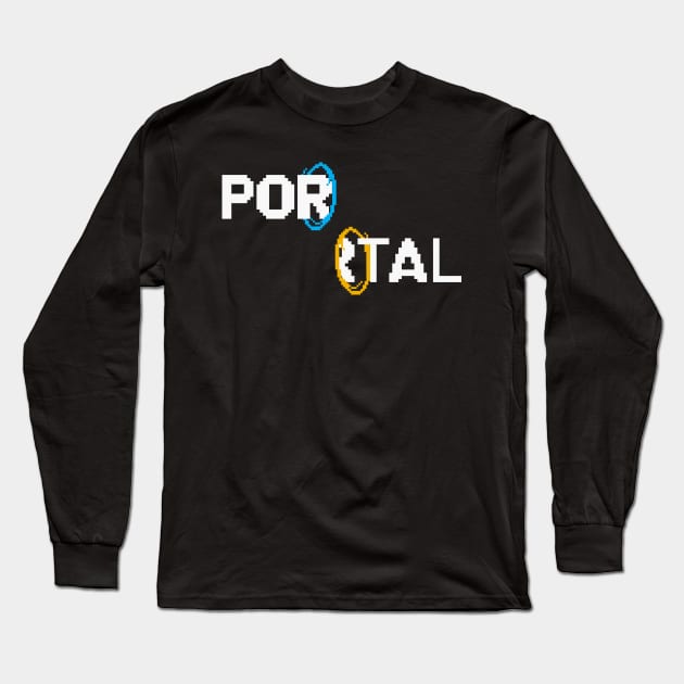 Portal Long Sleeve T-Shirt by Worlem